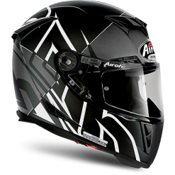 AIROH GP500 Sectors White/Black Matt Carbon MotoGP Light Motorbike Helmet