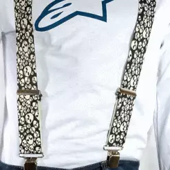 Oxford Products SKULLS Oxford Riggers Extra Strong Motorcycle Trouser/Jeans Adjustable Braces