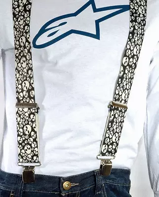 Oxford Products SKULLS Oxford Riggers Extra Strong Motorcycle Trouser/Jeans Adjustable Braces 1 Oxford Products SKULLS Oxford Riggers Extra Strong Motorcycle Trouser/Jeans Adjustable Braces