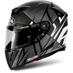 AIROH GP500 Sectors White/Black Matt Carbon MotoGP Light Motorbike Helmet