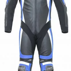 RST Clothing RST PRO SERIES 1840 CPXC II Black/Blue Leather Motorbike 1PC Racing Suit