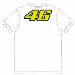 Valentino Rossi Mens White T-Shirt The Doctor Official MotoGP Merchandise VR46