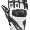 RST STUNT 3 WHITE CE Motorbike Leather Short Sports 2123 Gloves Cheap RST Clothing