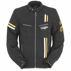 Furygan Clothing FURYGAN HERO EVO Retro Style Polyester Black/Yellow Motorcycle Summer Jacket