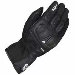 FURYGAN CYCLONE EVO Black Leather Vented Summer Motorcycle Road Racing Gloves
