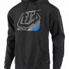 Troy Lee Designs PRECISION HOODY Charcoal Jumper/Jacket/Sweatshirt Motocross