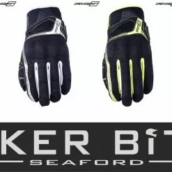 Five RS3 Light Weight Touchscreen Spandex/Leather/Lycra Motorbike/Scooter Gloves Five Gloves