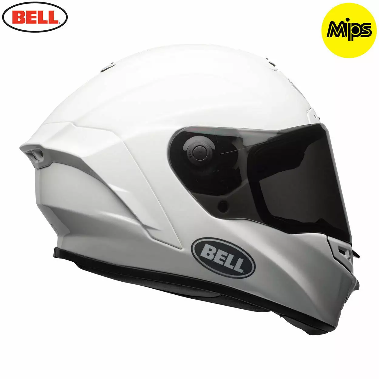 Bell Street 2018 Star Mips Impact Technology Black/White Motorcycle Helmet Bell Helmets 3 Bell Street 2018 Star Mips Impact Technology Black/White Motorcycle Helmet Bell Helmets
