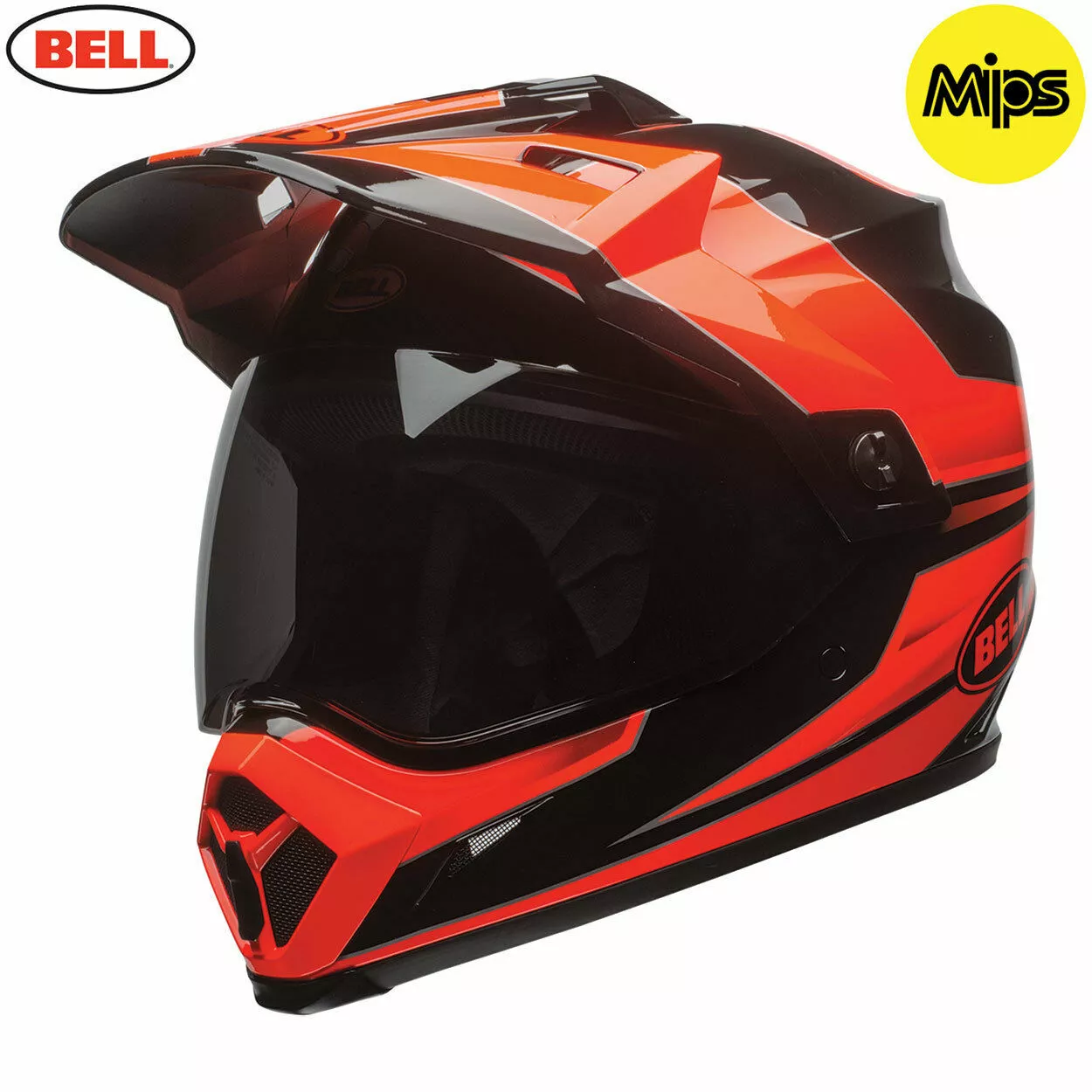 Bell Helmets BELL MX-9 2018 Adventure Adult Helmet With MIPS Technology Torch/Berm/Stryker 3 Bell Helmets BELL MX-9 2018 Adventure Adult Helmet With MIPS Technology Torch/Berm/Stryker