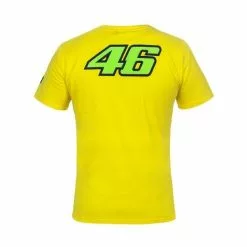 Valentino Rossi Mens Yellow T-Shirt The Doctor Official MotoGP Merchandise VR46