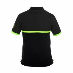 Valentino Rossi Mens Black Polo Shirt Official MotoGP Merchandise VR46