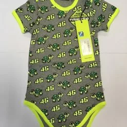 VR46 Clothing VR46 BABY BODY SUIT TURTLE Official Rossi Merchandise Babygrow/Playsuit