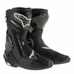 5% OFF Alpinestars SMX PLUS Black Motorcycle Sports Boots Alpinestars Boots