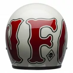 Bell Cruiser 2019 Custom 500 SE RSD WFO White/Red Retro Adult Open Face Helmet Bell Helmets