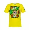 Valentino Rossi Mens Yellow T-Shirt The Doctor Official MotoGP Merchandise VR46