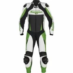 FURYGAN FULL APEX 1PC Kawasaki Green/White/Black Motorbike Leather Racing Suit