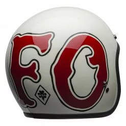 Bell Cruiser 2019 Custom 500 SE RSD WFO White/Red Retro Adult Open Face Helmet Bell Helmets