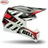 Bell Helmets BELL Moto-9 Flex SYNDROME Red/White Carbon Pro Circuit Motocross MX Helmet
