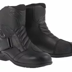 10% OFF Alpinestars GUNNER Black Waterproof Motorbike/Scooter Short Boots