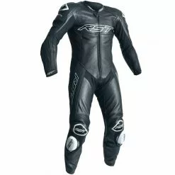 RST Clothing RST Tractech Evo-R Black 1PC Motorbike Leather Racing AAA CE Suit Race Hump