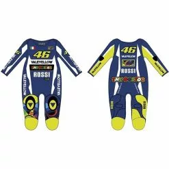 VR46 Clothing VR46 BABY GROW SUIT OVERALL REPLICA Official Valentino Rossi Merchandise