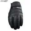 Five CALIFORNIA Brown/Black Quilted & Topstitched Leather Motorbike Gloves Five Gloves