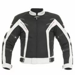 RST VENTILATOR V (5) Silver/Black Vented Mesh Cooling Summer Motorbike CE Jacket RST Clothing