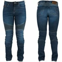 FURYGAN LADY PURDEY Motorbike Denim Aramid Abrasion Jeans D30 Knee Armour Furygan Clothing