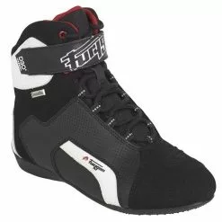 FURYGAN JET D30 Waterproof White/Blk Breathable Sympatex Motorbike Leather Shoe
