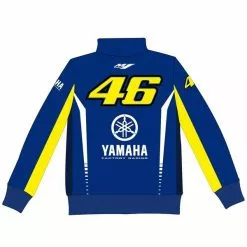 Valentino Rossi Yamaha M1 Mens Blue Zip Fleece Official MotoGP Merchandise VR46