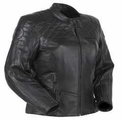 Furygan Clothing FURYGAN LEGEND LADY Black Motorcycle Leather Vintage/Cruiser/Retro Jacket