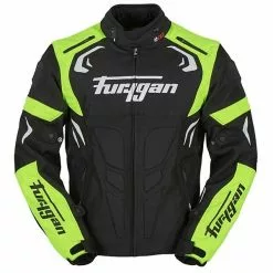 FURYGAN BLAST 2019 Motorcycle/Scooter Textile Black/Yellow Jacket Furygan Clothing