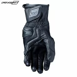 Five RFX 4 ST Black Goatskin Leather Road/City/Urban/Sports Gloves