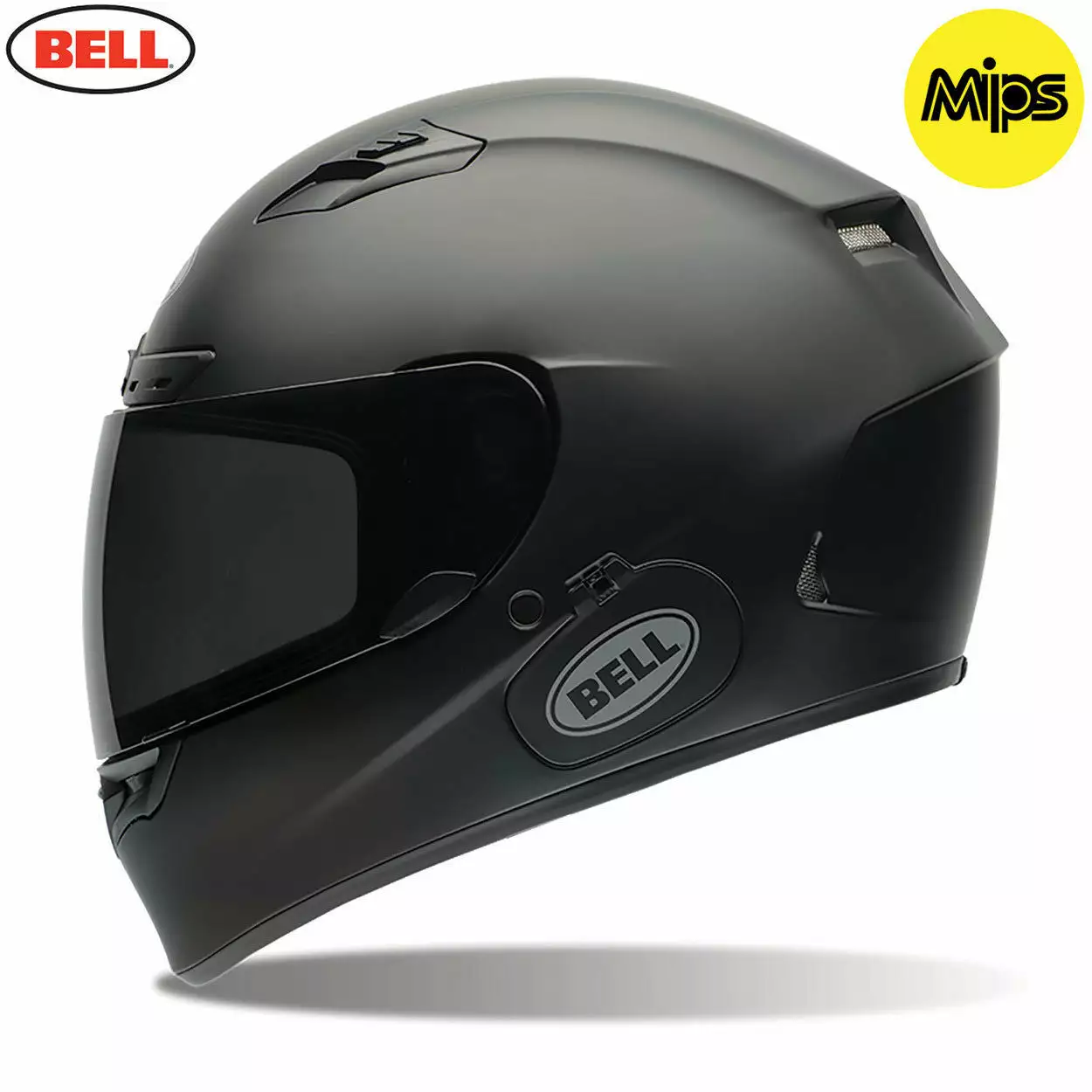 BELL 'Reactolite Visor' Street Qualifier DLX MIPS Matte BLACK Motorbike Helmet Bell Helmets 1 BELL 'Reactolite Visor' Street Qualifier DLX MIPS Matte BLACK Motorbike Helmet Bell Helmets