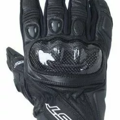 RST Clothing RST STUNT 3 BLACK CE Motorbike Leather Short Sports 2123 Gloves Cheap