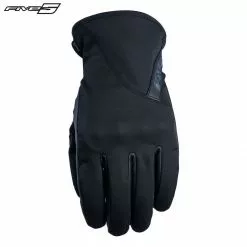 Five Gloves Five MILANO Black Waterproof & Thinsulate 180g Mid Season Motorbike Gloves