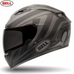 Bell Helmets BELL Street 'Reactolite Visor' Qualifier DLX Impulse Black Matt Motorbike Helmet