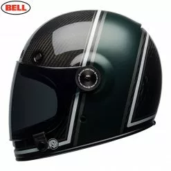 BELL Crusier 2018 Bullitt Full Carbon RSD Black/Green Classic Motorcycle Helmet 11 BELL Crusier 2018 Bullitt Full Carbon RSD Black/Green Classic Motorcycle Helmet