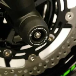 KAWASAKI Z650 Front Fork Spindle Bobbins 2017 Onwards By Evotech Performance