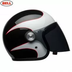 BELL Cruiser 2018 RIOT Boost White/Black/Red Open Face Motorcycle Helmet Bell Helmets