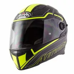 AIROH MOVEMENT-S Faster Yellow Matt Sun Visor Motorbike Helmet Pinlock Included
