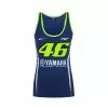 Ladies Valentino Rossi Yamaha M1 Blue Tank Top Vest Official VR46 Merchandise VR46 Clothing