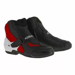 Alpinestars Boots 10% Off Alpinestars SMX-1R Black/White/Red Motorbike/Scooter Ankle Boots Shoes