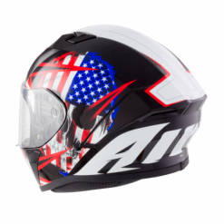 Airoh Helmets AIROH 2018 Valor Rockstar/Touchdown/Bone Motorbike Full Face ACU Gold Helmet