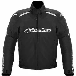 Alpinestars GUNNER Waterproof Black Motorbike Sports Textile Jacket S-4XL