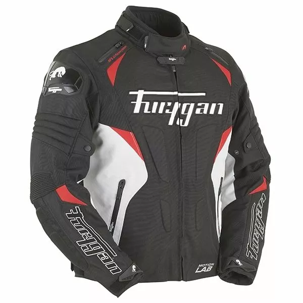 FURYGAN WIND Ducati/Honda Red/Black Textile Racing Style Motorbike Jacket 1 FURYGAN WIND Ducati/Honda Red/Black Textile Racing Style Motorbike Jacket
