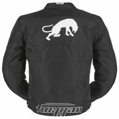 FURYGAN HURRICANE Black/White Textile Waterproof Motorcycle/Scooter Jacket