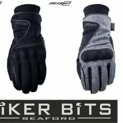 Five STOCKHOLM Waterproof & Thinsulate Mid Season Motorbike Gloves Five Gloves
