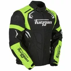 FURYGAN BLAST 2019 Motorcycle/Scooter Textile Black/Yellow Jacket Furygan Clothing