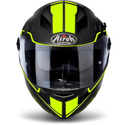 AIROH MOVEMENT-S Faster Yellow Matt Sun Visor Motorbike Helmet Pinlock Included